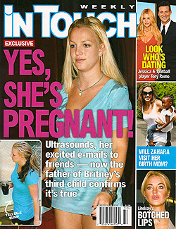 Illustration for article titled Today In Tabloids: Britney Spears Is Knocked Up & Nuts